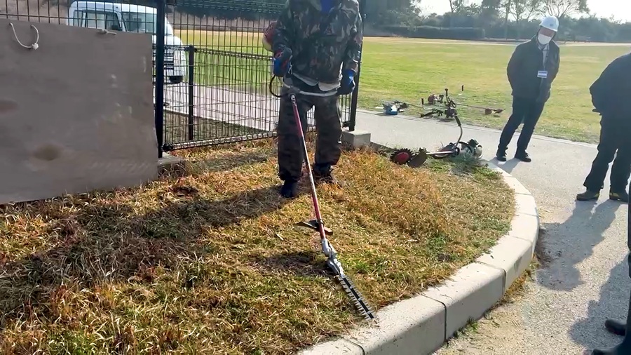 【無双トリマーブレード】下関市シルバー人材センター様で使っていただいています